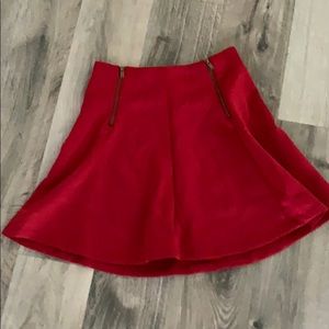Dynamite red skirt
